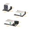 HIHELO Projector Tripod Projector Bracket Wall Mounted Shelf Bedside Wall Metal Base Tray Punch Free Office Storage Stand Monitor Wall Shelf Projector Mount (Size : L) view 2