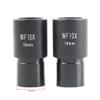 JUIYU Microscope Accessories Kit WF5X 10X 16X 20X 25X 30X Wide-Angle Eyepiece for Biological Stereo Microscope Mounting 23.2mm Optical Glass High Eyepiont Microscope Slides (Color : WF10X 2PCS) view 1