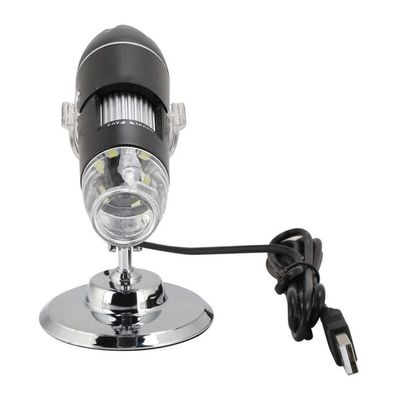 JUIYU Microscope Accessories Kit 1600X Digital Electron Microscope USB 2MP 1600x1200 Electron Microscope with 8 LED Microscope Slides