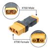 2Pair XT90 to XT60 Connector Adapter, No Wire Gold Plated Expansion Plug view 2