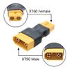 2Pair XT90 to XT60 Connector Adapter, No Wire Gold Plated Expansion Plug view 3