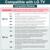 Stand for LG TV Legs, TV Legs for 60 65 in LG TV Stand Only for 65UR8000 60UJ6050 60UK6090 60UM6900 60UM7200 60UN7000 60UN7000PUB 65UK7700 65UM6900 65UM7400 65UM7650 65UN6950 65UN6955ZUF 65UN8500 view 2