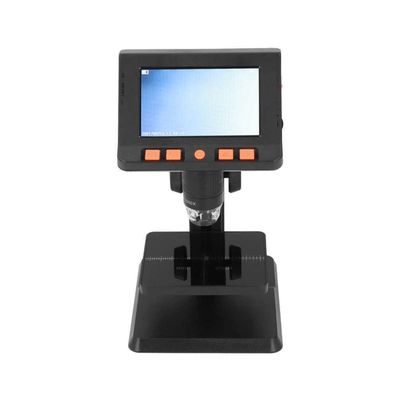 JUIYU Microscope Accessories Kit 4.3in Screen HD Digital Microscope Adjustable LED 50X1000X Magnification Microscope Slides