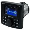 Rockville RGHR-ZA Bundle: 4-Zone Marine Gauge-Hole Stereo Receiver w/Bluetooth App Control, Wired Remote, (2) Pair WB65KLED Black 6.5-in 300W Peak/150W RMS LED Wakeboard Tower Speakers, 3-Items view 3