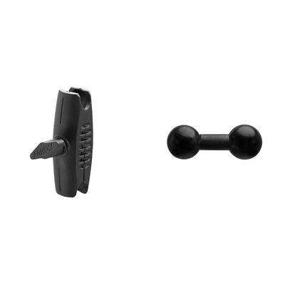 ARKON Robust Mount Shaft Black Retail (SP-RM250) & 25mm (1 inch) Ball to 25mm Ball Adapter Retail Black (SP25MMPL)