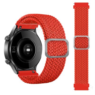 DFAMIN Braided Correa Wrist Strap Bands for COROS APEX Pro/APEX 46 42mm Smartwatch Watchband PACE 2 PACE2 Bracelet Correa (Color : Bright Orange, Size : for APEX 42mm)