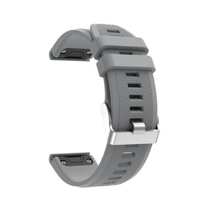 KAPPDE Replacement Silicone Watch Strap Band for Garmin Forerunner 935 GPS Watch Quick Release Watchbands (Color : Grey)