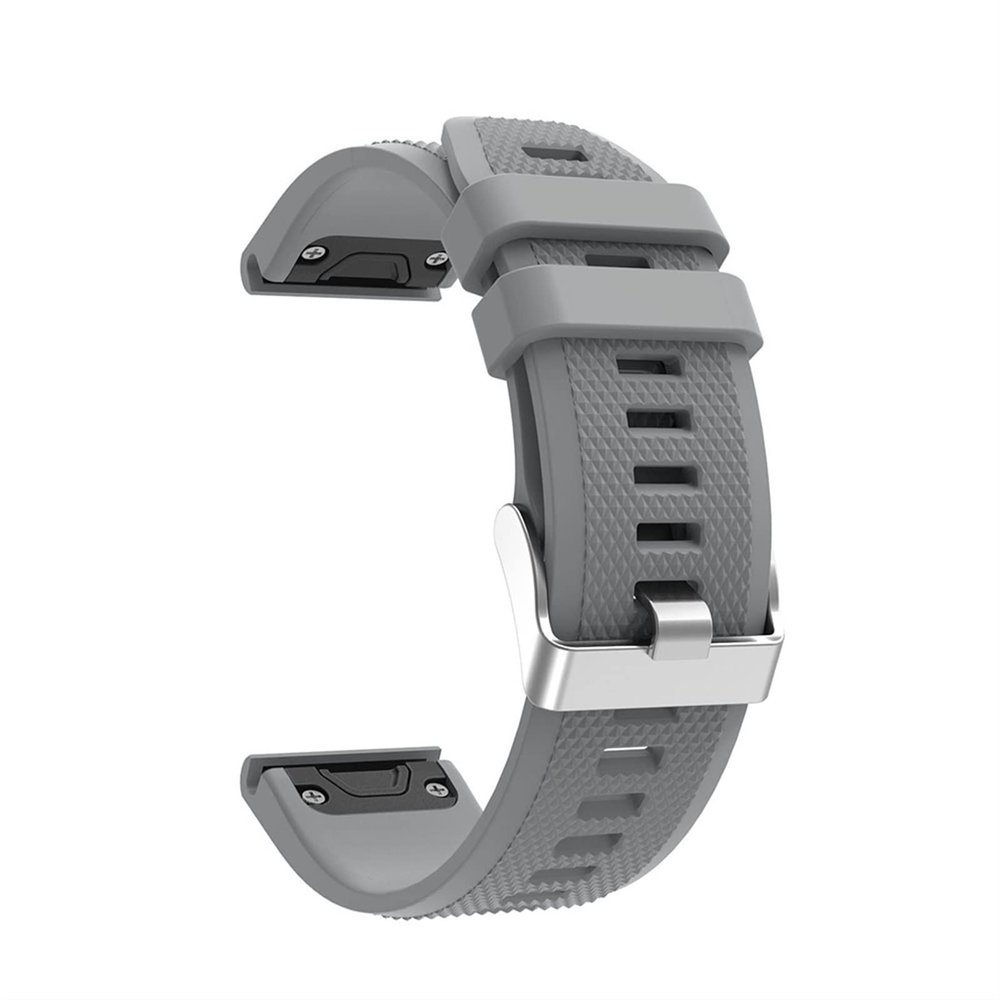 KAPPDE Replacement Silicone Watch Strap Band for Garmin Forerunner 935 GPS Watch Quick Release Watchbands (Color : Grey)