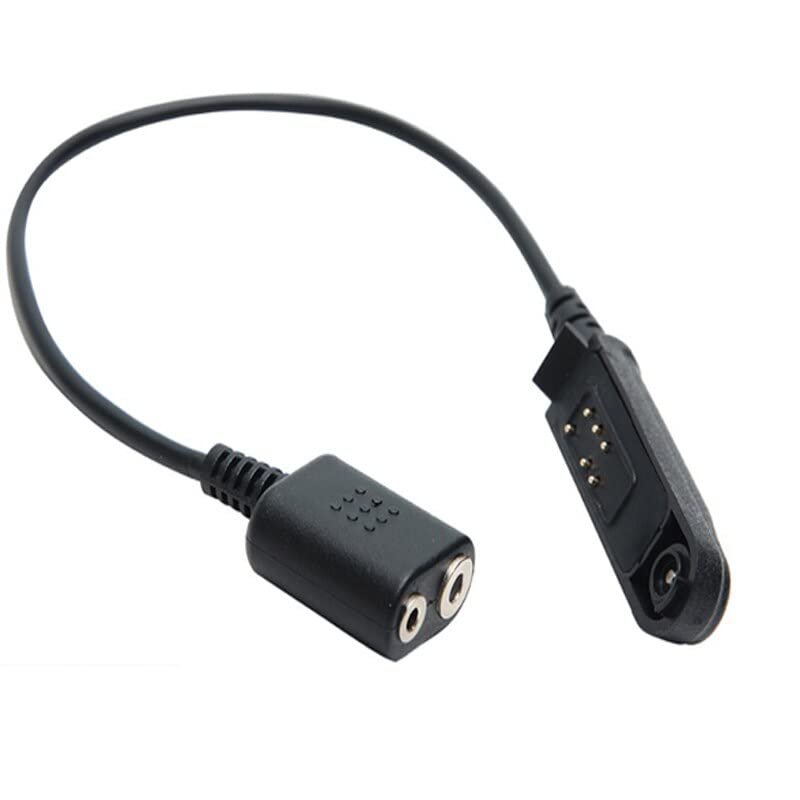 Adapter Cable for Baofeng UV-9R Plus UV-XR to 2 Pin Suitable for UV-5R UV-82 UV-S9 Walkie Talkie Earpiece