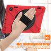 360  Rotation Case for Fire HD 8 / Fire HD 8 Plus Tablet (12th Generation 2022) Rugged Case Rotating Stand Hand Strap Shoulder Strap Outdoor Cover (Red) view 3