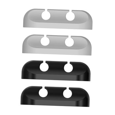 ULDIGI 4pcs Desk Wire Holder Silicone Cable Organizers Adhesive Cord Clips Cable Management Desktop Cord Holder
