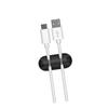 ULDIGI 4pcs Desk Wire Holder Silicone Cable Organizers Adhesive Cord Clips Cable Management Desktop Cord Holder view 4