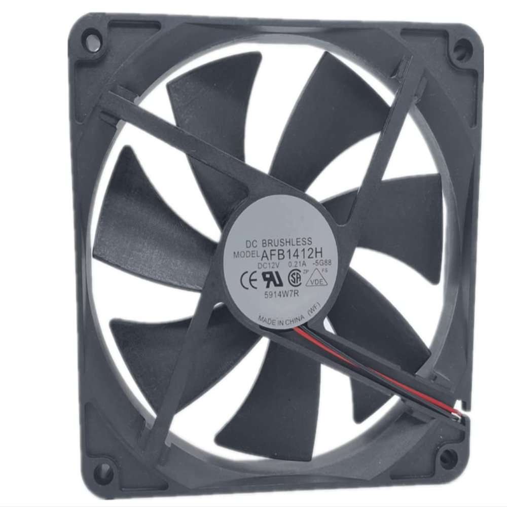 AFB1412H 12V 0.21A 140X140X25MM 2-Wire Cooling Fan