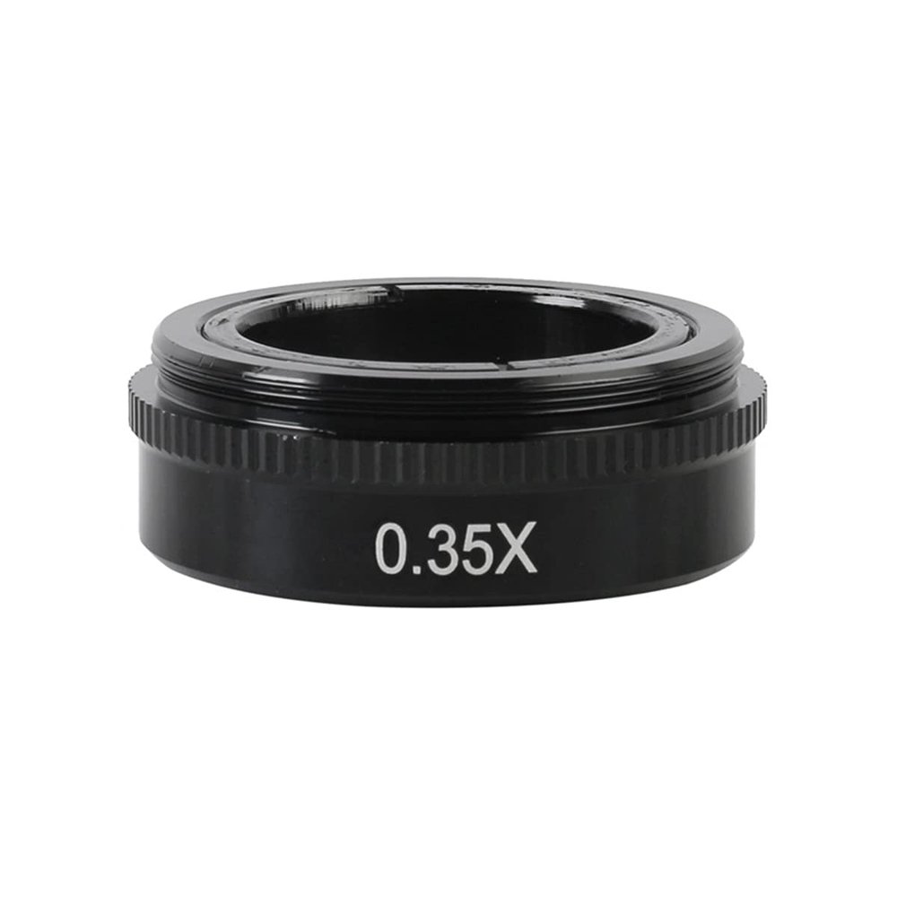 JUIYU Microscope Accessories Kit 0.5X/0.35X/2X/1X Glass Lens 42mm for Industry Video Microscope Camera Microscope Slides (Size : 0.35X 0.5X 1X 2X)