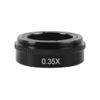 JUIYU Microscope Accessories Kit 0.5X/0.35X/2X/1X Glass Lens 42mm for Industry Video Microscope Camera Microscope Slides (Size : 0.35X 0.5X 1X 2X) view 1