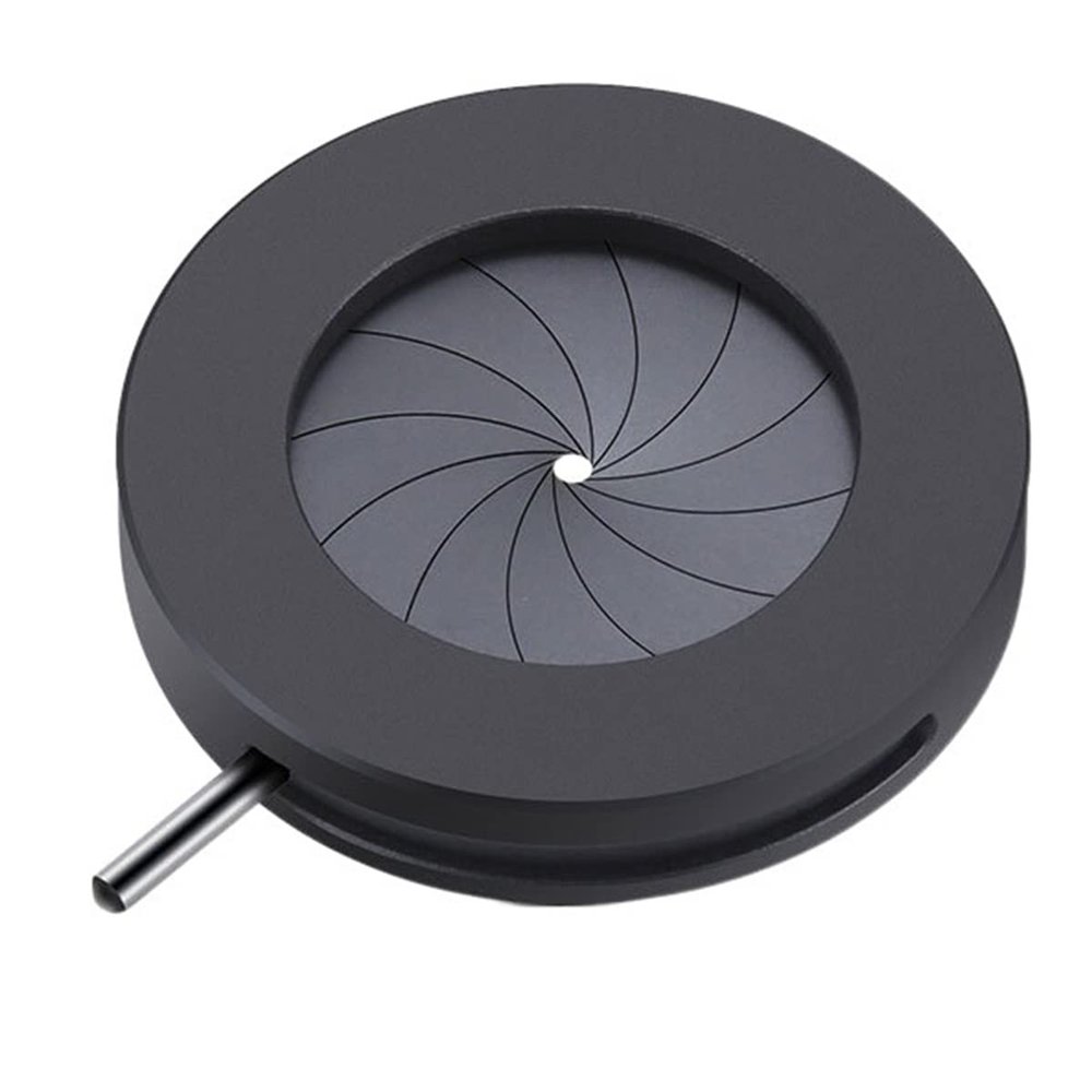 JUIYU Microscope Accessories Kit 1pc Optical Iris Diaphragm Iris Module 1.5-23mm Adjustable Manual Aperture for Microscope Microscope Slides