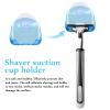 Zerodeko 6pcs Cup Holder Bathroom Shaver Rack for Shower Storage Easy Installation Hooks for Organizing Toiletries and Grooming Tools view 4