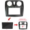 9 inch Car Radio Fascia Panel for Renault Sandero 2017 Stereo Frame view 3