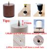 Cutting Board Feet, Walnut Chopping Board Leg, Non Slip, Adhesive & Screw view 4