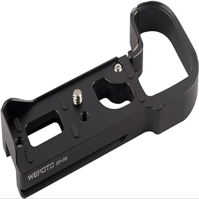 WEPOTO for Canon R5 R5C R6 R6 Mark II Camera Hand Grip Quick Release Plate