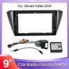 10.1''Car Fascia Panel for inch for inch for Skoda Fabia 2015 Stereo Frame Cable view 3