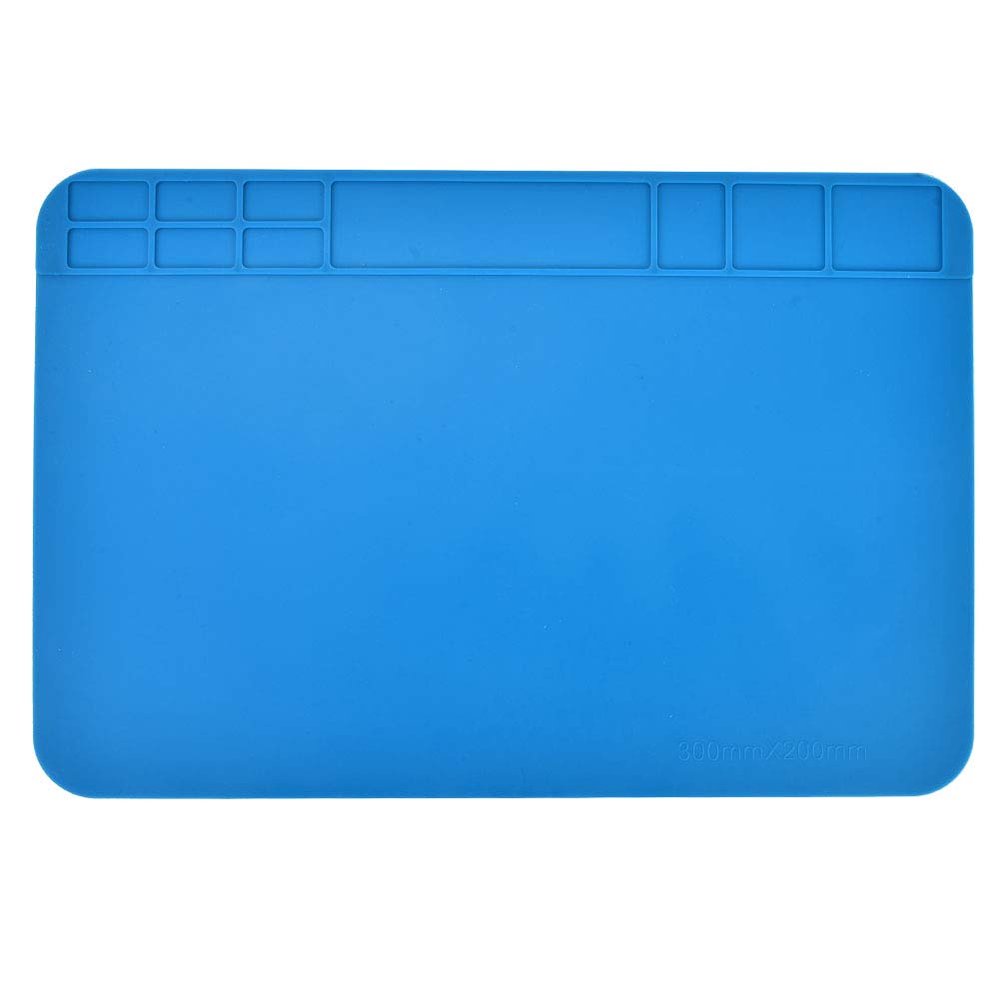 Heat Insulation Silicone Pad, Mobile Phone Computer Repair Disassembly Work Station Desktop Mat for Digital Equipment Repair, Disassembly