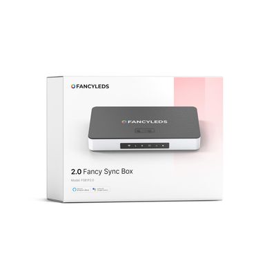 Fancy Sync Box Ambient TV Backlighting Syncing Box Device HDMI 2.0 All TV Sizes Fancyleds (44" to 55")