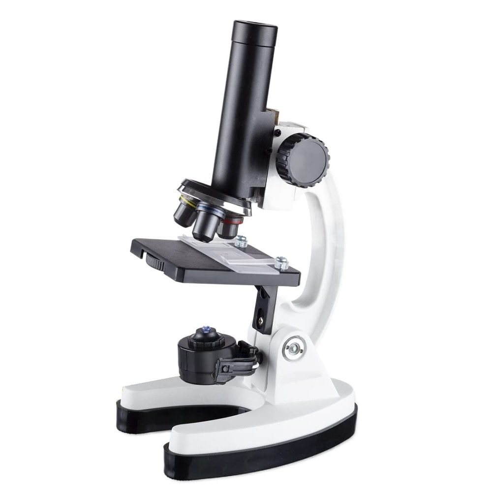JUIYU Microscope Accessories Kit 120X  1200X Kids 85+ Piece Premium Microscope, Color Camera Software Kit Microscope Slides