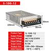 GUMMMY Switching Power Supply Light Transformer 100W AC 110V 220V to DC 12V/8.5A 24V/4.5A Power Supply Source Adapter S-100-12 S-100-24 (Color : S-100-12) view 2