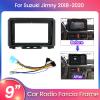 9 inch Car Radio Fascia Panel for Suzuki Jimny 2018-2020 Stereo Frame Harness view 2