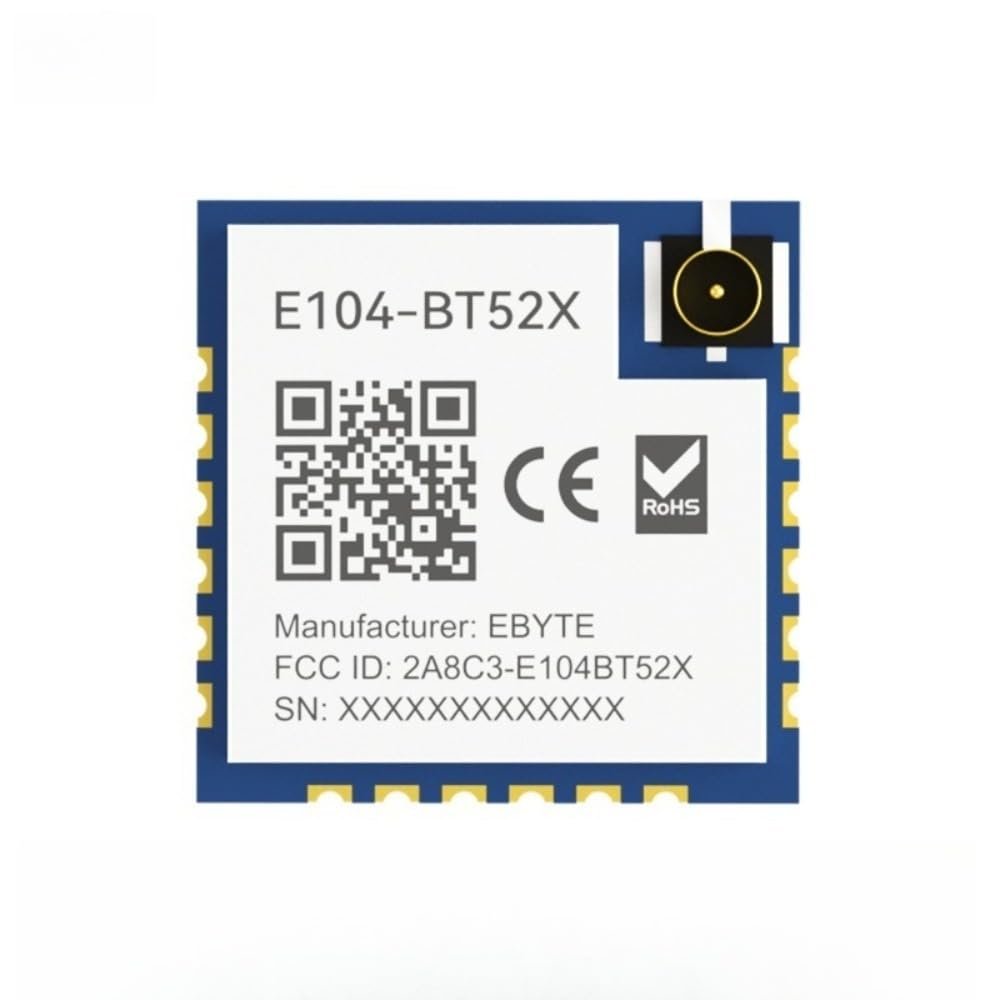 Bluetooth to Serial Port Module DA14531 E104-BT52X Lower Power Long Distance 130m Small Size MAC Serial Wake Up