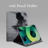 kaitesi Floral Case Compatible with iPad mini 5th Generation Mini 4 mini 5 Case Flower Pattern Cute Slim Leather Smart Cover,Color V view 3