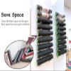 MTSON Yoga Mat Holder Wall Mounted Yoga Mat Holder Multi-Layer, Wooden Yoga Mat Storage Rack Home Gym Equipment Workout Display Shelf, for Office School Studio view 4