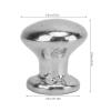 JTLB 8pcs 1:12 Scale Miniature Round Head Pull Handle Metal Simple Dollhouse Door Handle Knobs (Silver) view 3