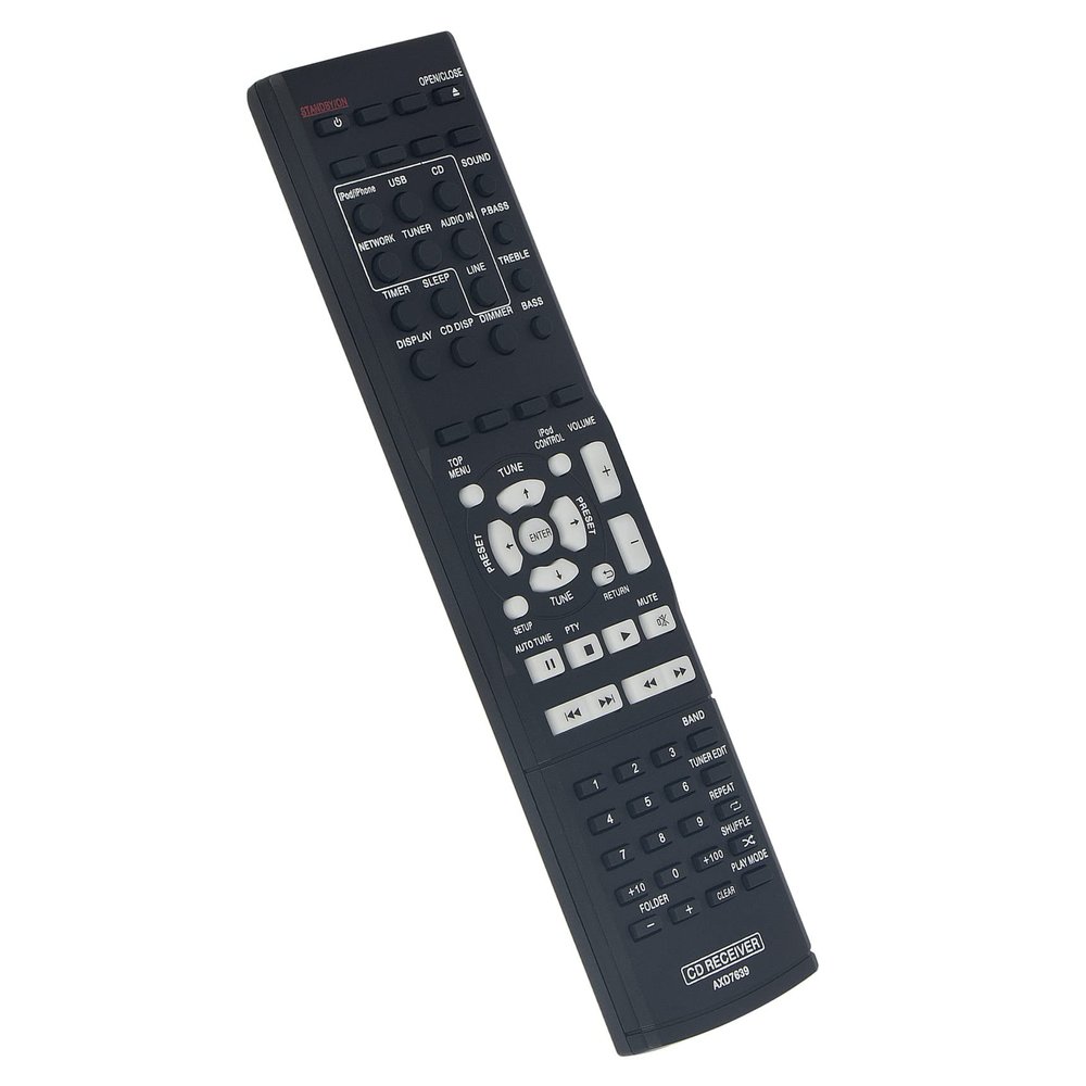 AXD7639 PERFASCIN Replace Remote Control Fit for Pioneer CD Receiver X-HM70DAB-K XC-HM70DAB-K X-HM70 X-HM70-K XC-HM70DAB