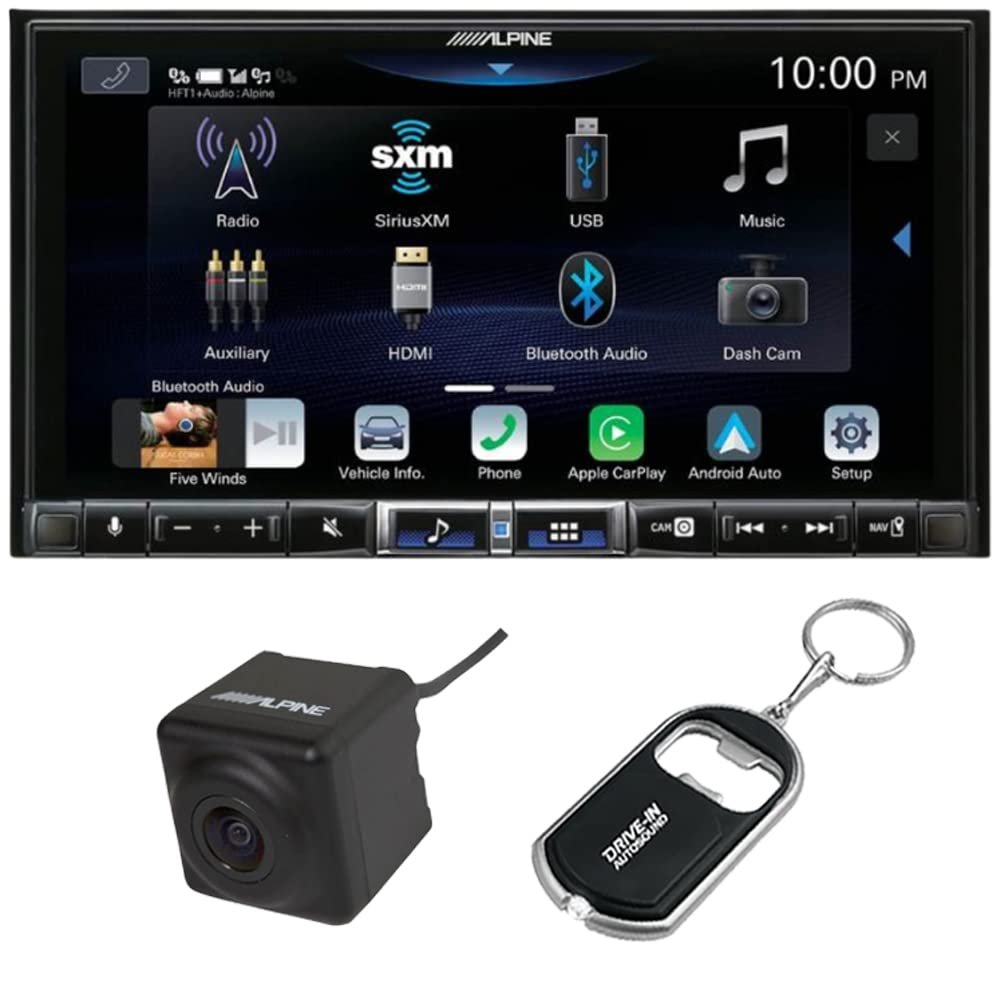 Alpine ILX-507 7" Digital Multimedia Receiver (Does Not Play Discs) and HCE-C1100 Backup Camera