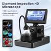 BUTXET 4.3" LCD Screen Digital Microscope for Diamond Waist Code Magnifying, 1000x Glass High Definition Special Instrument for Testing, Windows System Compatible view 3