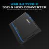 SABRENT USB 3.2 Type C M.2 PCIe NVMe + 2.5/3.5 Inch SSD & HDD Converter [DS-UCMH] view 2
