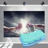 7x5 FT Boxing Birthday Backdrop  Red Gloves Fighter Theme Party Decoration, Sports Photo Banner for Kids & Adults view 2