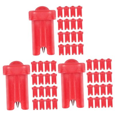 Beaupretty 300pcs Eyelash Glue Bottle Nozzle Needles -blocking Pin for Eyelash Extensions Replacement Tips Compact Design for Easy Application and Storage