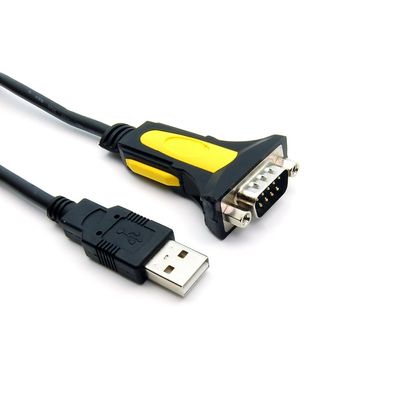 Cable Central LLC (5 Pack) USB to RS232 Serial Adapter DB9-Male/Hex Nut, Prolific Chipset