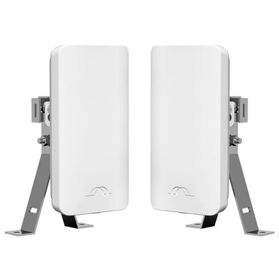 Point-to-Point Wireless Internet Long Range Transmission for Star Link, Compatible with Star Link Ethernet Adapter for Wi-Fi Extender, Outdoor 5.8G 1.5 Kilometers, 12DBi High-Gain Antenna, 2-Pack
