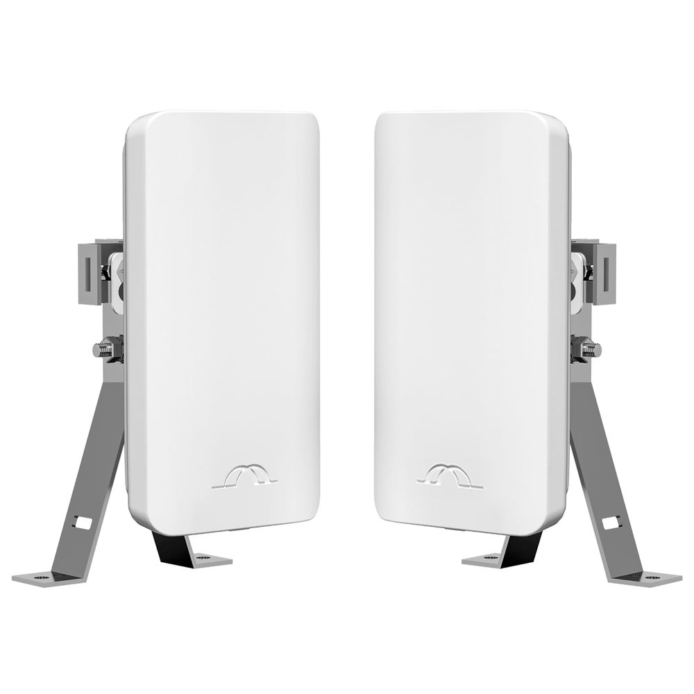 Point-to-Point Wireless Internet Long Range Transmission for Star Link, Compatible with Star Link Ethernet Adapter for Wi-Fi Extender, Outdoor 5.8G 1.5 Kilometers, 12DBi High-Gain Antenna, 2-Pack
