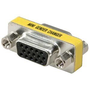 Cable Central LLC DB15HD Female/Female Mini Gender Changer