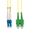 Cable Central LLC 2m LC/UPC-SC/APC Singlemode Duplex OFNR 2.0mm Fiber Optic Patch Cable - 6.5 Feet view 1