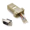 Cable Central LLC DB9 Male to RJ45 Modular Adapter Ivory view 1