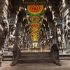 BELECO 7x5ft Fabric Indian Hindu Temple Backdrop Religious Hall of Thousands of Columns Ancient Temple Basrelief Statues India Background Kids Adults Portrait Shoot Photo Studio Props Wallpaper view 1