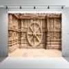 BELECO 9x6ft Fabric Temple of The Sun Indian Backdrop Ancient India Temple Historical Carving Buildings Chariot Wheel Hinduism Religion Background Indian Landmark Travel Photo Studio Props Wallpaper view 3