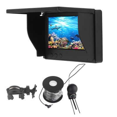 Underwater Fishing Camera Kit, Portable Video Fish Finder with 4.3 Inch LCD Monitor, Professional Fishing Aid for Ice Lake Sea Boat Fishing