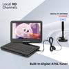 Feihe 16.5" Portable TV/DVD Player Combo with 14.0" Large HD Swivel Screen and Digital TV ATSC Tuner/HDMI/USB/AV/Audio, Built-in Battery, Dual High Volume Stereo Speakers view 2